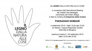 Invito Bergamo -Paesaggio Nomade-