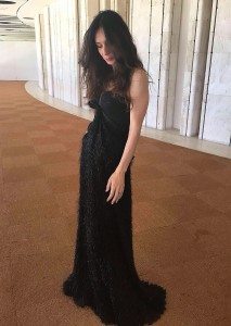 Foto Francesca Schiavo veste Michele Miglionico Haute Couture