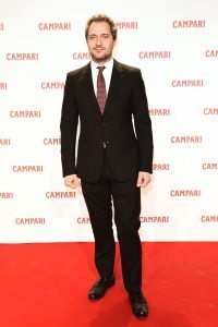 walks the red carpet for 'Campari Red Diaries - Killer In Red' on January 24, 2017 in Rome, Italy.